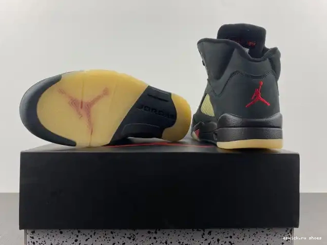 Rep DR0092-001 Off Noir 5 Gore-Tex Air Jordan 0604